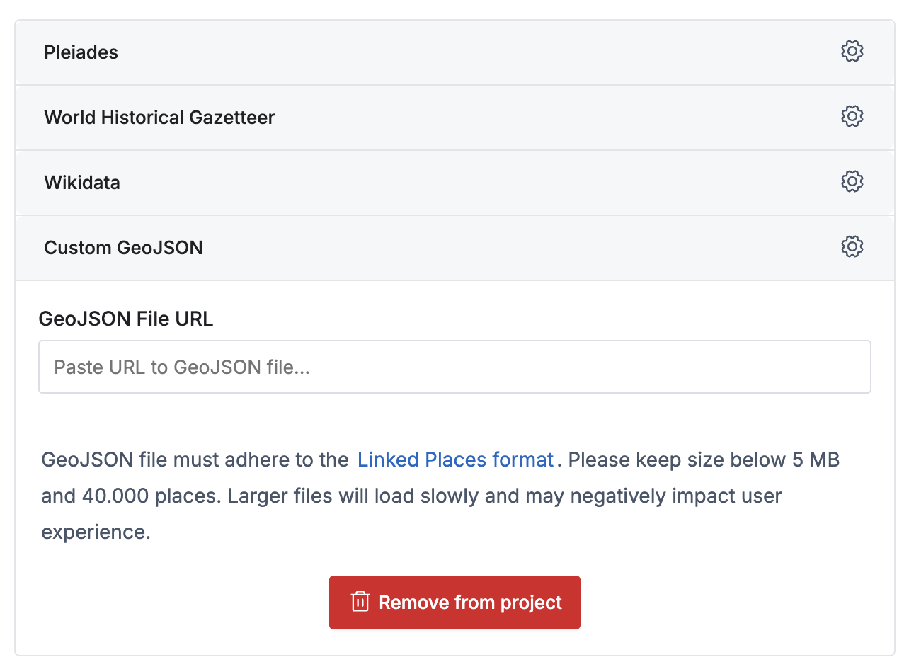Styled accordion example