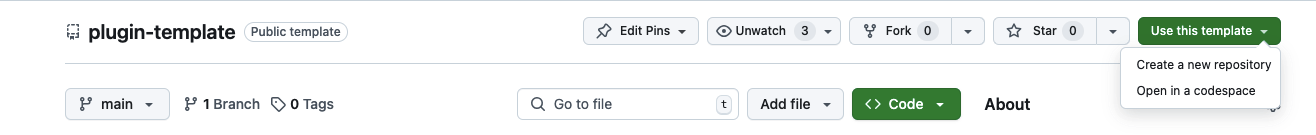 Use this template button